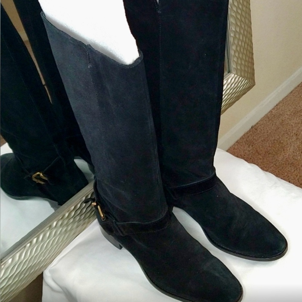 J Crew Leather High Boots 9